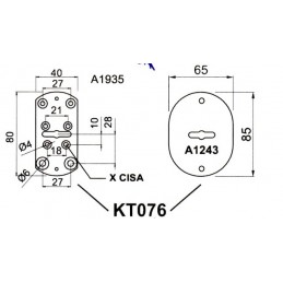 KIT PIASTRA BLOC. DM ROUND...