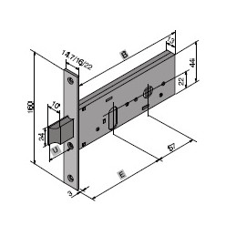 SERR.FASCIA MM.80 SCR/MAND....