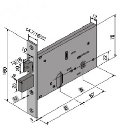 SERR.FASCIA H78 CAT/SCR ENT...