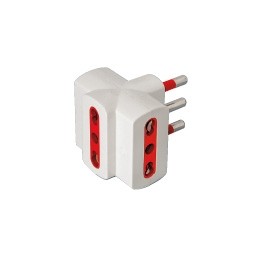 ADATT.TRIPLO 2P+T 16A 250V...
